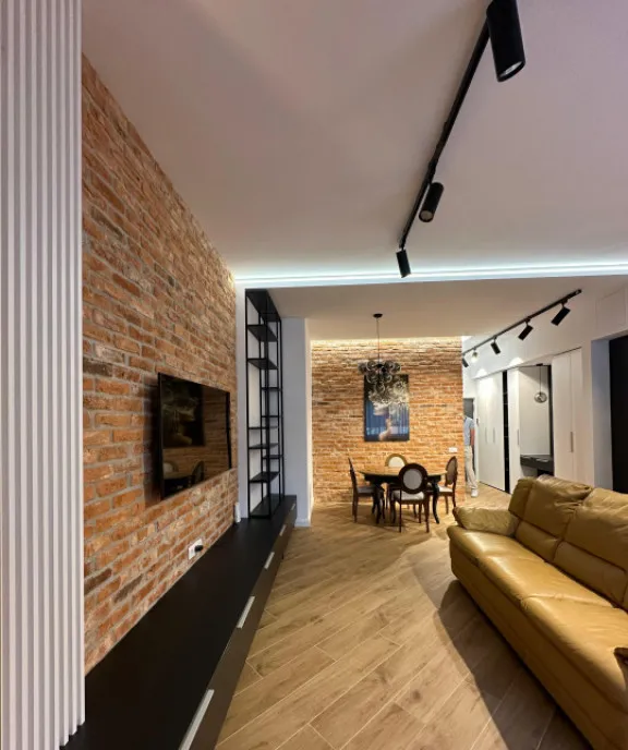 garsoniera premium de inchiriat bloc nou 43 mp S