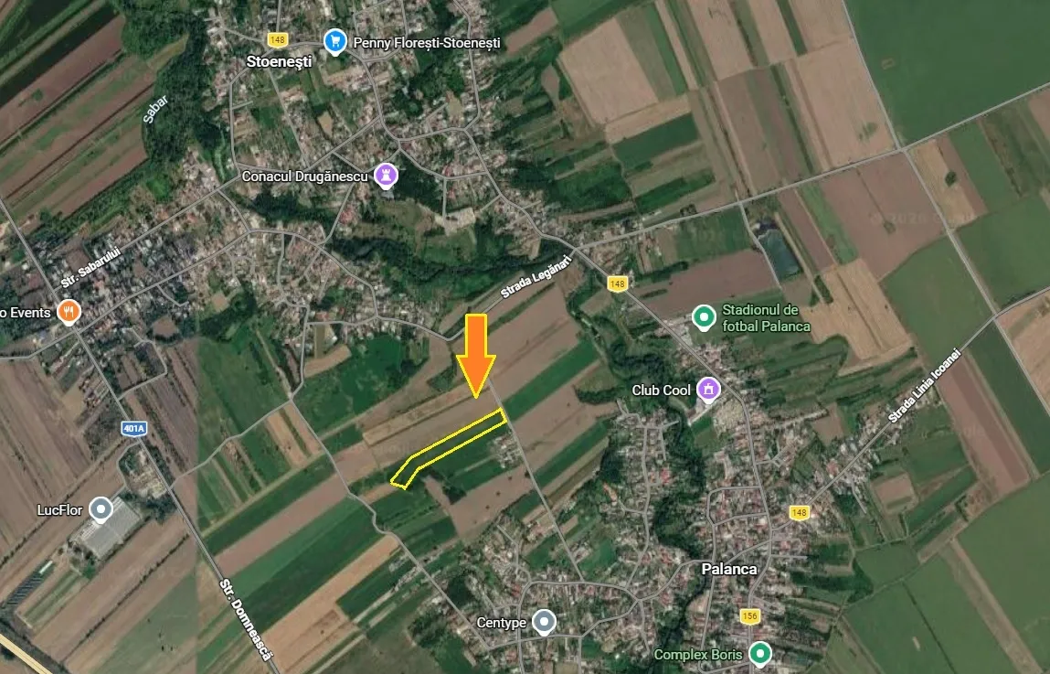 Palanca Floresti Stoenesti Jud Giurgiu teren 4700 mp utilitati