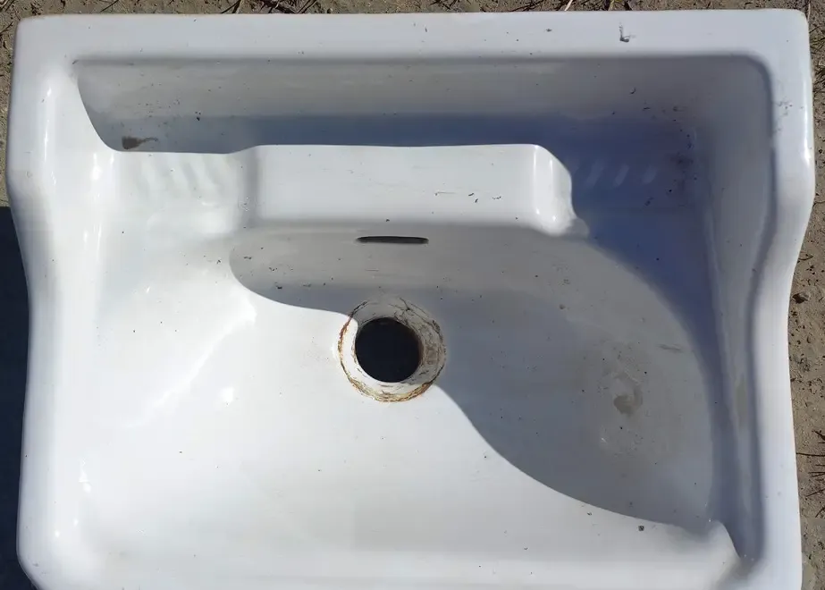 Lavoar chiuveta ceramica alba dreptunghiulara