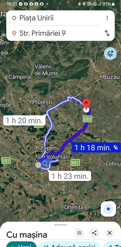 Glodeanu Sarat Buzau 80 km de Bucuresti vanzare casa batraneasca teren