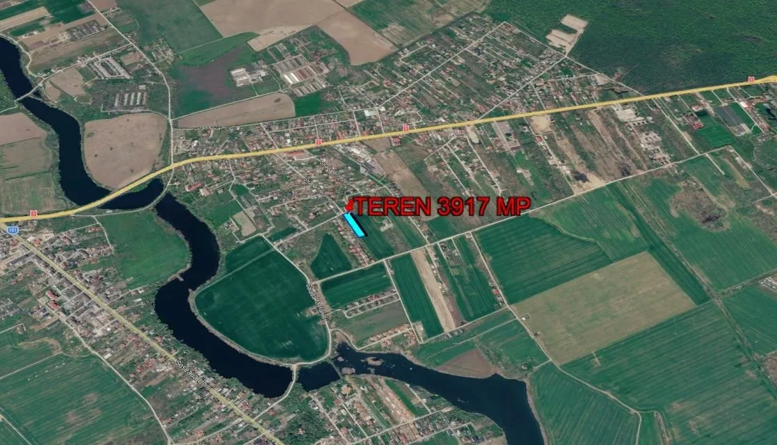 Balotesti Morarilor unica teren intravilan 3 917 mp drum asfaltat