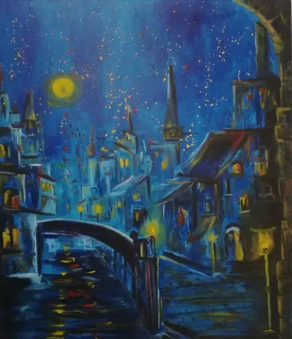 Pait ulei blue night