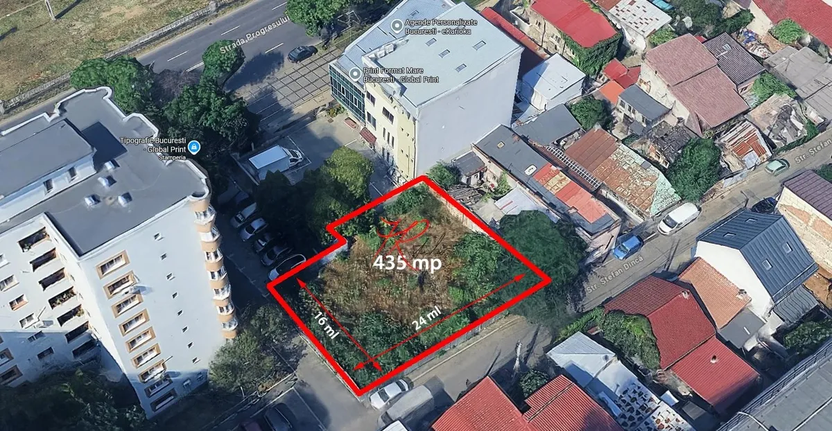 Progresului vanzare teren pentru bloc birouri