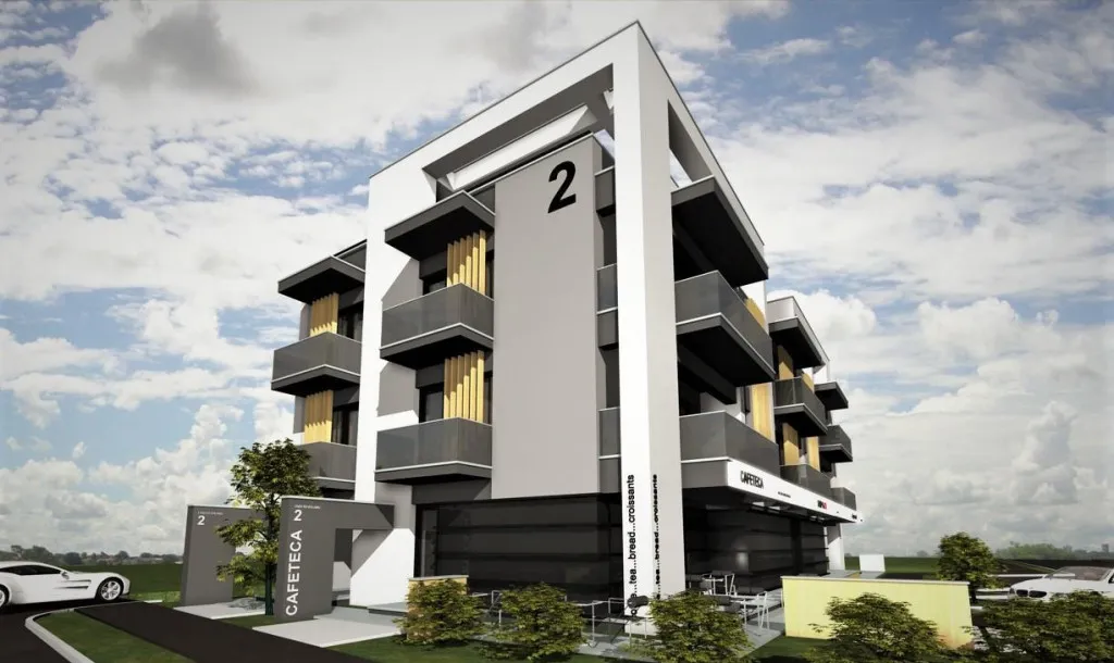 Studiou 42 mp balcon in regim vila incalzire in pardoseala