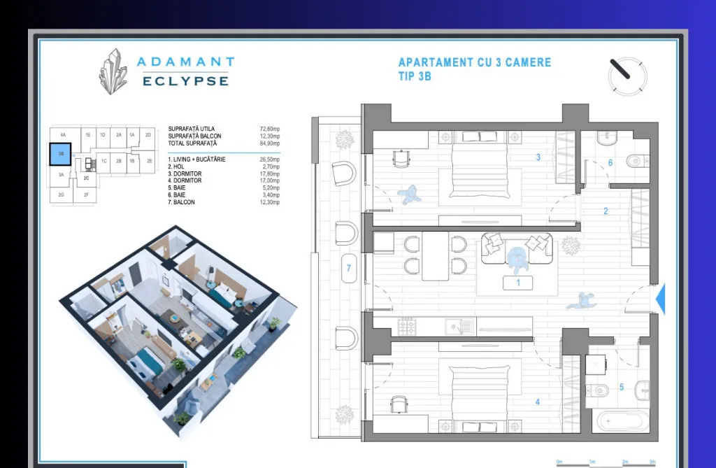 Adamant eclypse 3 camere 84 9mp Nicolina cug Iasi