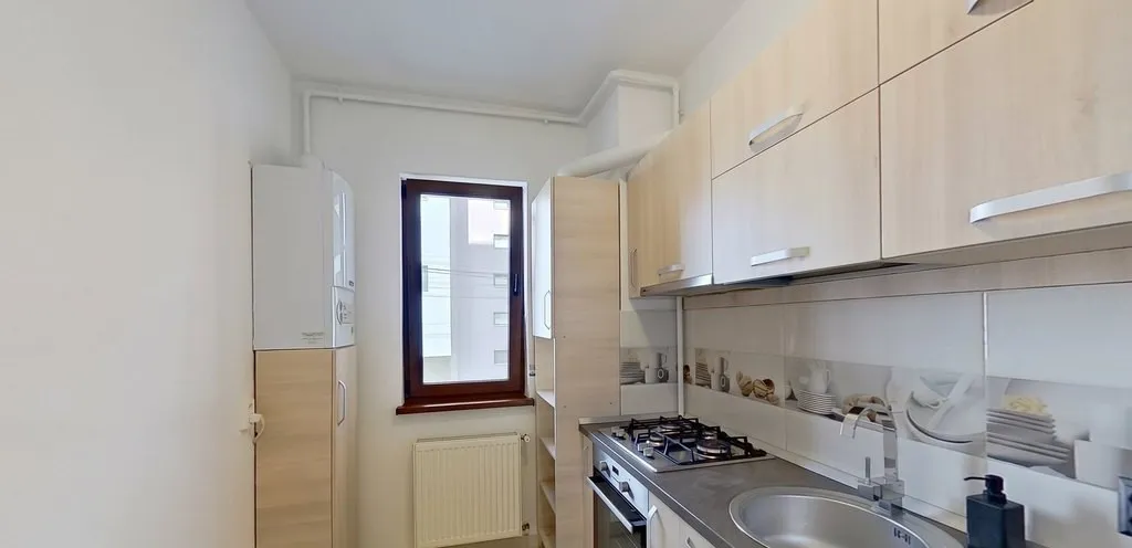 Garsoniera moderna parter renovat Baneasa Bucuresti