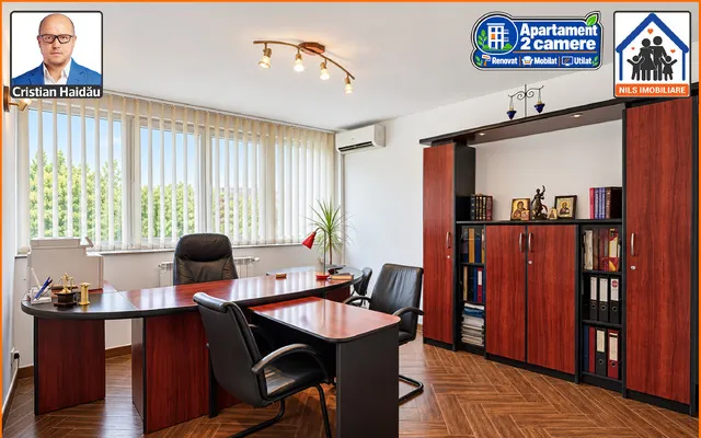 Apartament / Birou 2 camere Renovat Mobilat Utilat Tineretul
