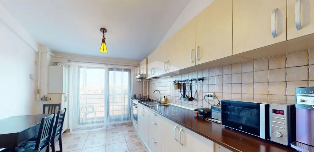 2 camere in chitila 73 30 mp 4 balcoane centrala mobilat