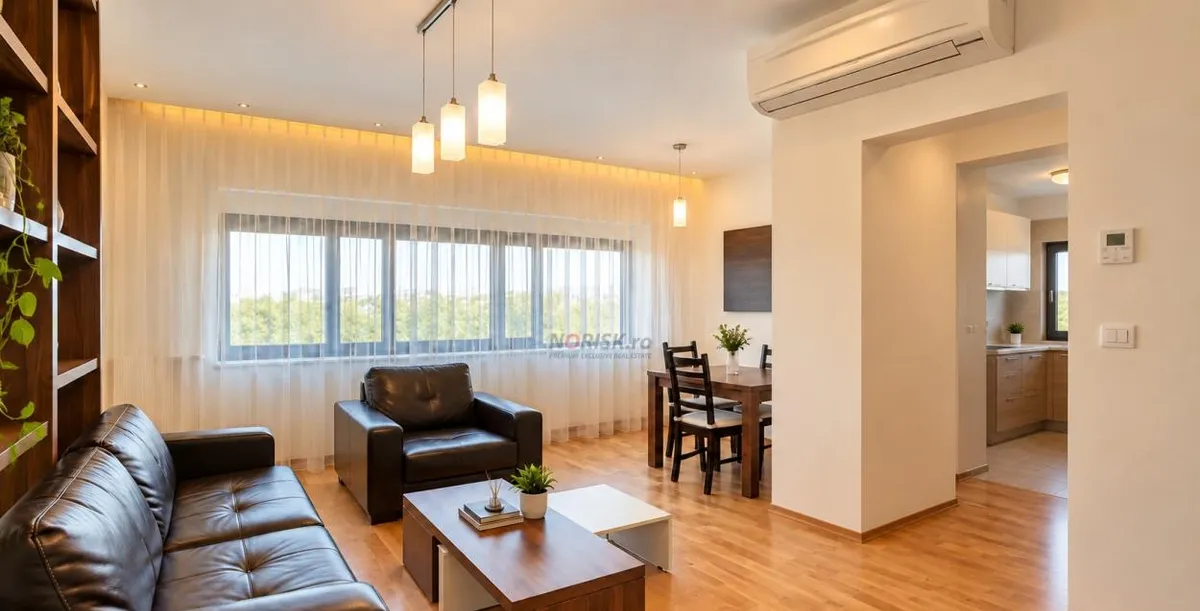 Baneasa Natura Residence 3 camere 98 mp 3 bai 2 parcari Piscina spa