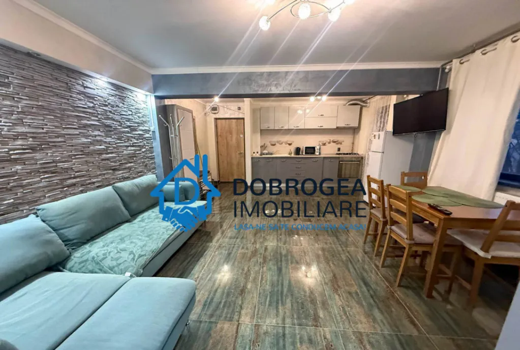Ultracentral 2 camere centrala gaz etaj 1 mobilat si uti