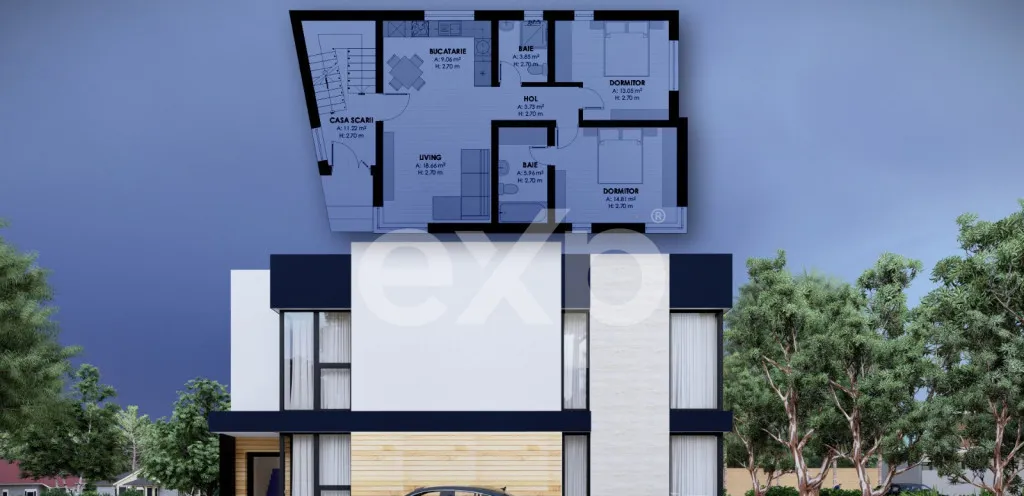 De vanzare Apartament 3 camere decomandat Etaj 1 Triva