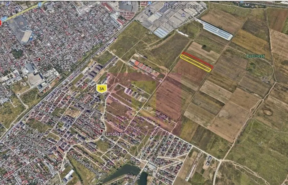 Vanzare teren Fundeni Dobroesti 7500mp