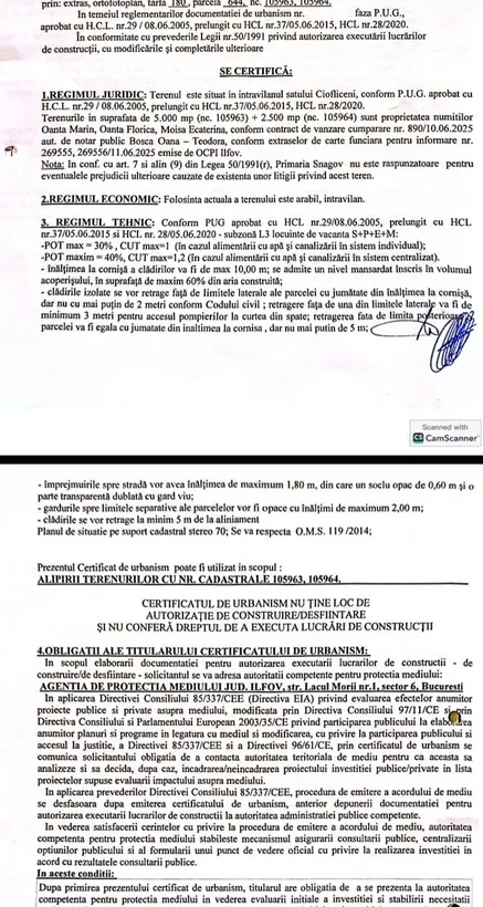 Teren Ciofliceni langa padure Utilitati complete