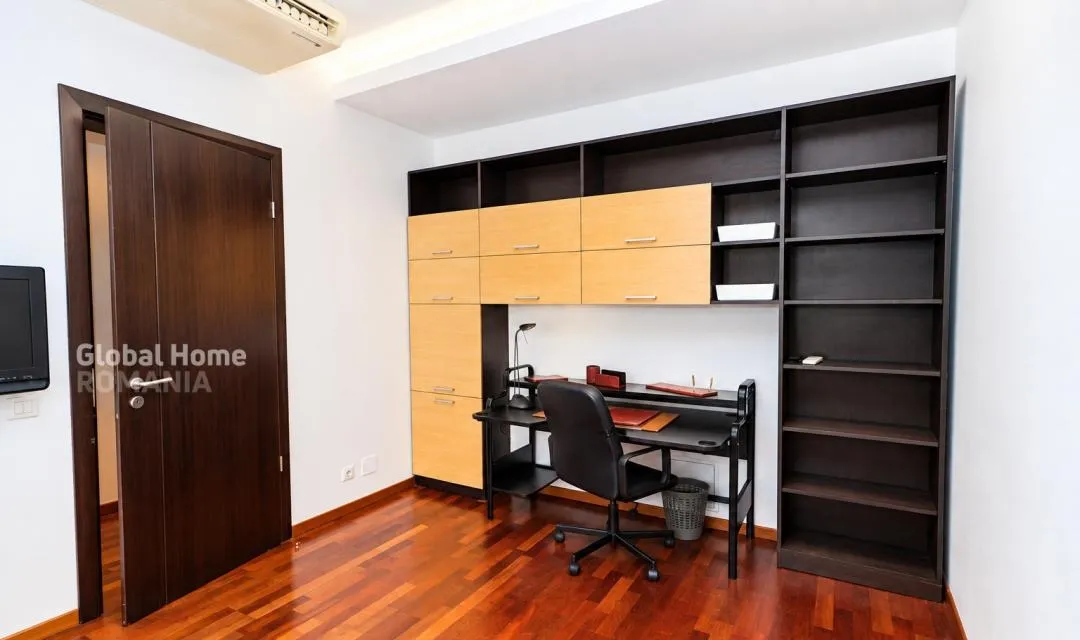 Duplex in herastrau 5 camere office 3 bai 4 balcoane parcare 3 masini