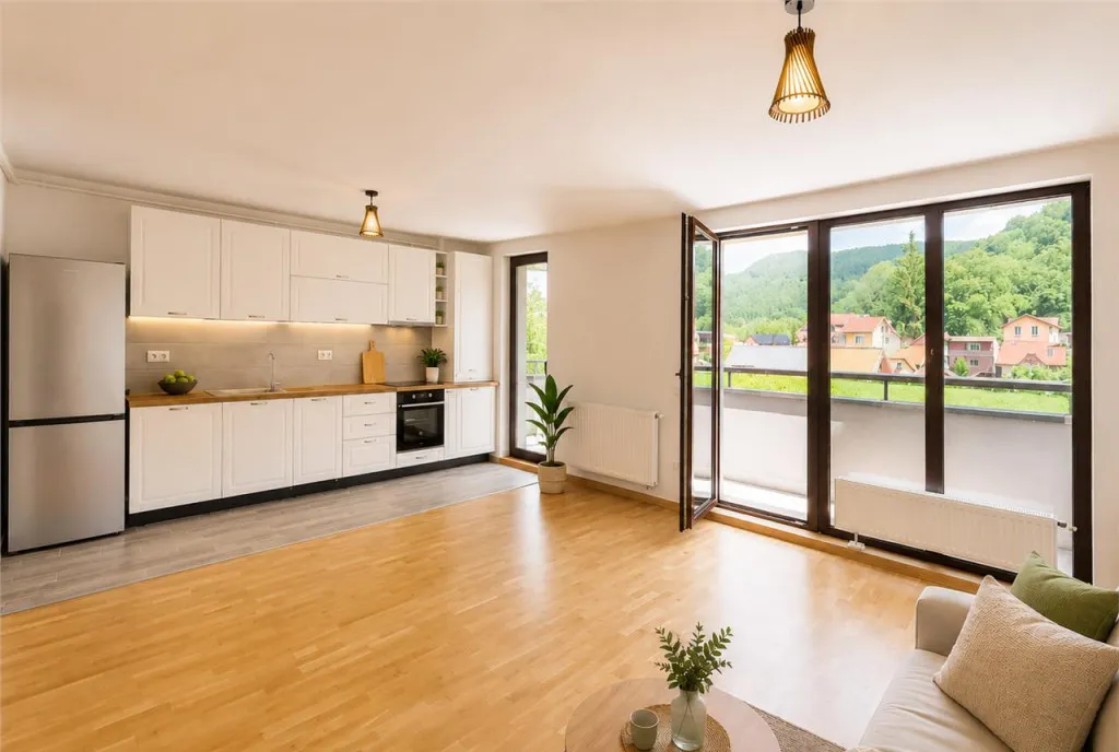 Priveliste de vis MIcul Penthouse terasa gradina 50 m