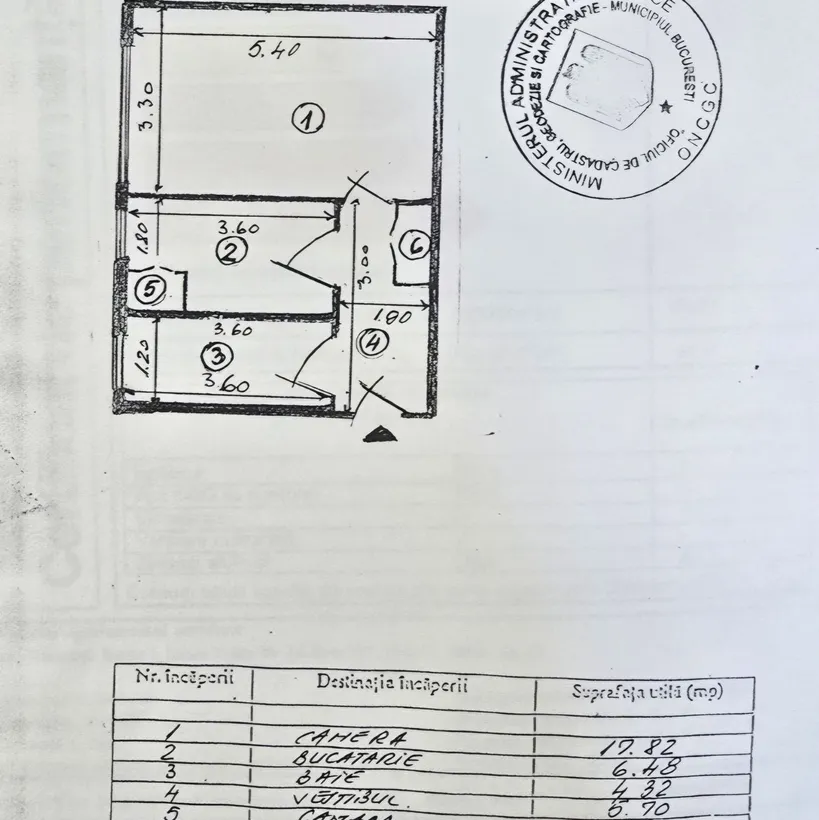 Telita sector 5 garsoniera 37 mp utili totul nou parter/8 bloc 1983