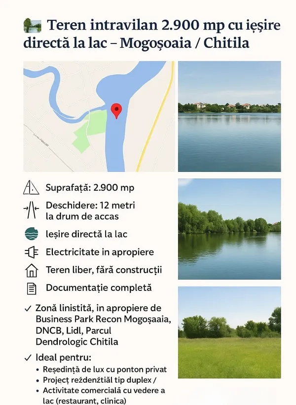 Mogosoaia cu iesire la lac