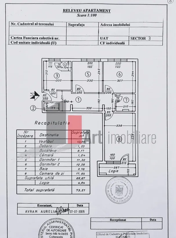 Dristor metrou apartament renovat decomandat luminos