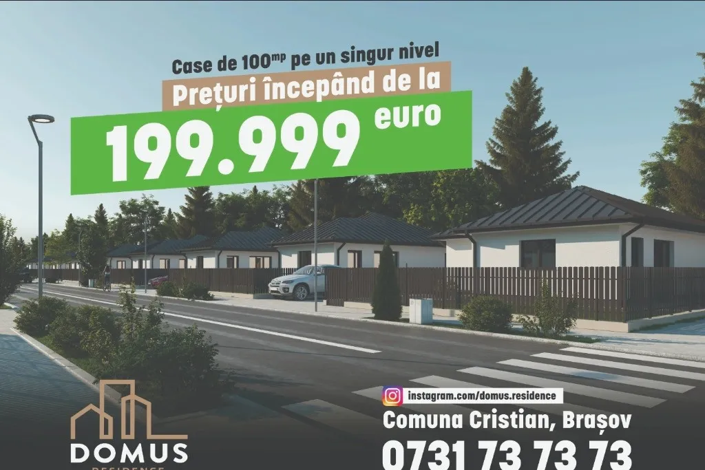 Locuinta pe parter in Cristian judetul Brasov