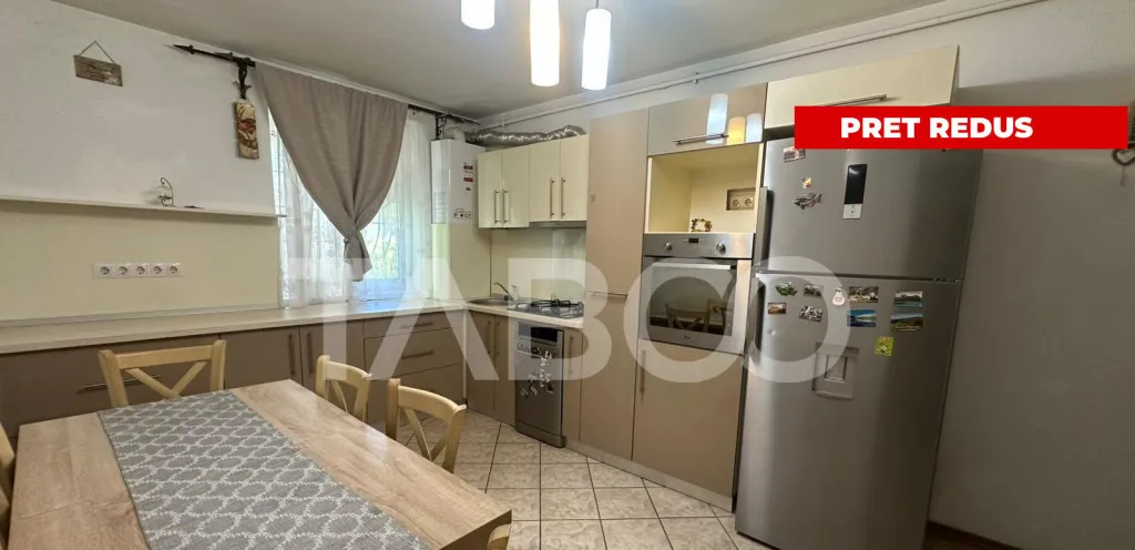 Apartament mobilat utilat 3 camere cu balcon zona Rahovei Si