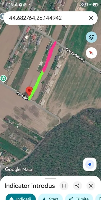 Vand teren Snagov langa primarie str Plevnei