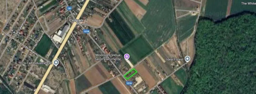 Teren intravilan de vanzare in Izvorani Loturi de 500 mp si 1500 mp