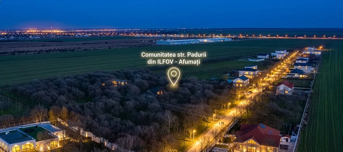 Ilfov Nord Est Afumati 74 parcele de vanzare 46 200 mp puz gata