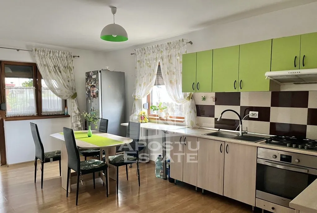 Duplex cu 4 camere si 2 bai complet mobilat si utilat in Giroc