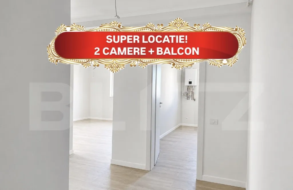 Apartament cu 2 camere Etaj 2 Balcon 1 loc parcare tva I