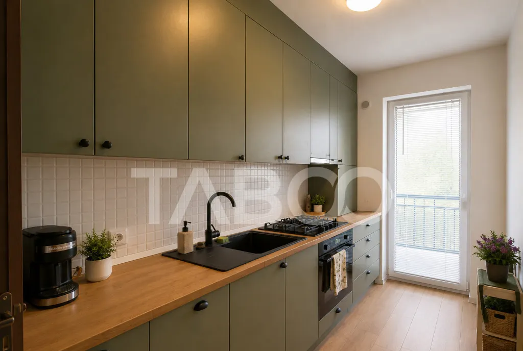 Apartament decomandat de vanzare 2 camere etaj 1 lift balcon