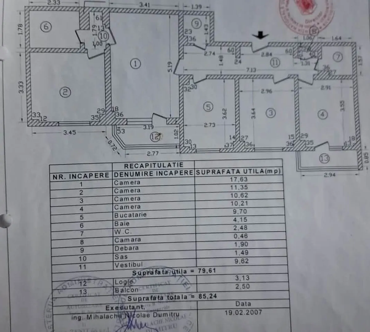 Berceni Apartament cu 4 camere si 2 bai de vanzare in zona Piata Resita