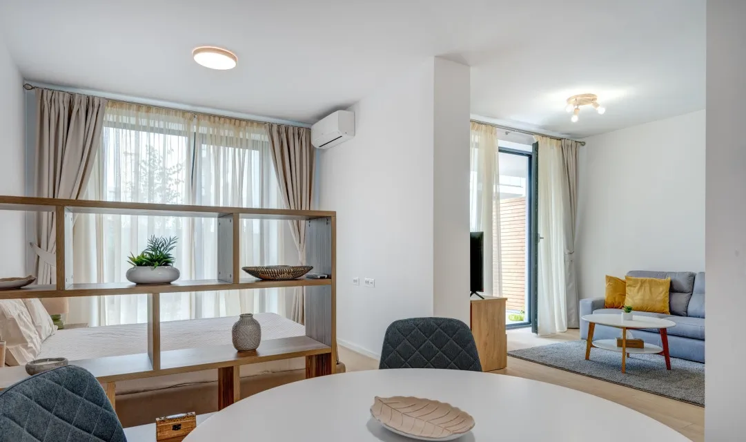Studio cu gradina si loc parcare prima inchiriere The Ivy Baneasa