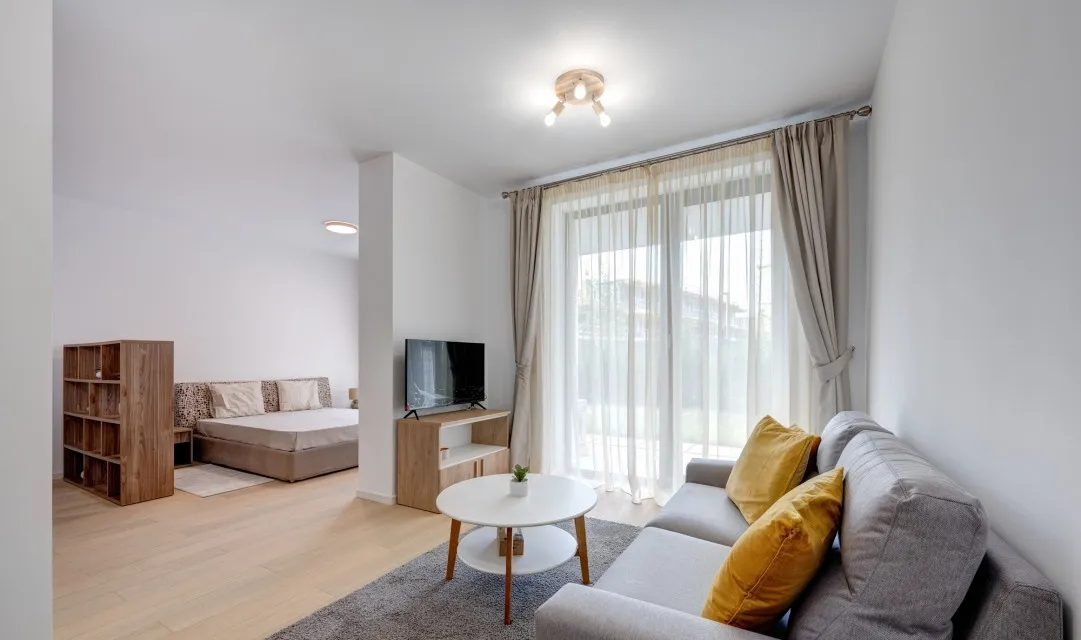 Studio cu gradina si loc parcare prima inchiriere The Ivy Baneasa