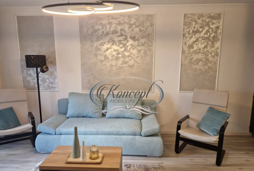 Apartament 2 camere complet mobilat si utilat balcon si pa
