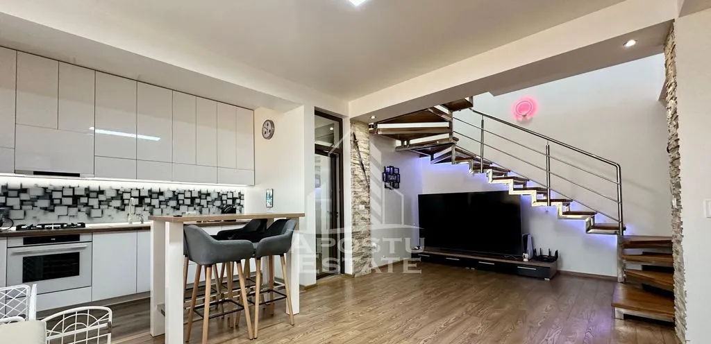 Apartament smart home pe 2 niveluri 86 mp utili Zona Mehala