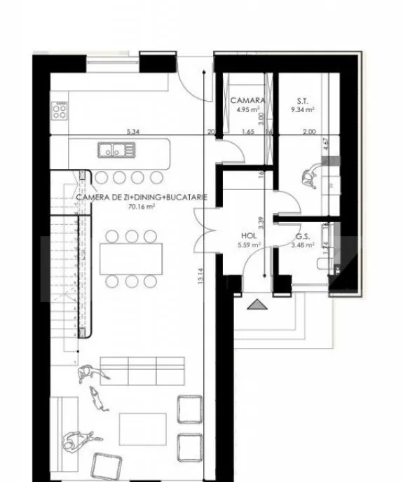 Casa premium la standard passive house cartier Borhanci
