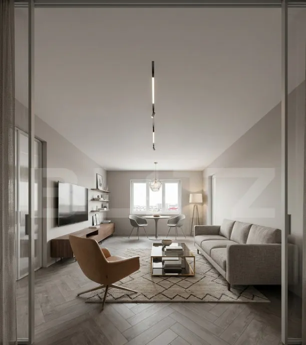 Apartament 2 camere 48mp etaj intermediar balcon parcare