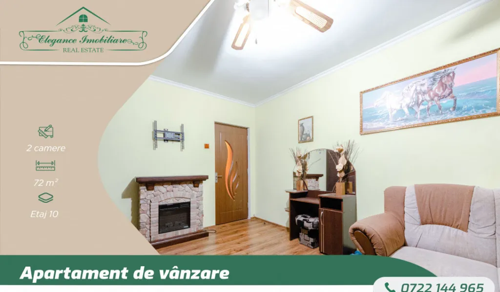 Apartament decomandat cu 2 camere zona Calea Romanilor Ara