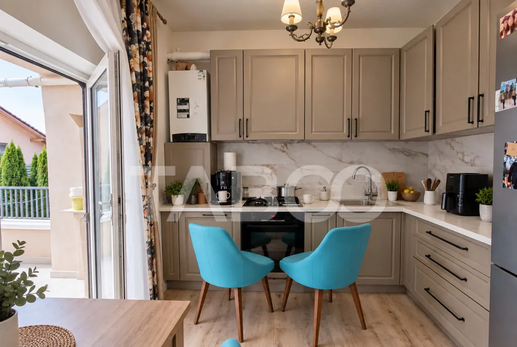 Apartament 2 camere 53 mpu etaj 1 terasa 38mp Selimbar Brana