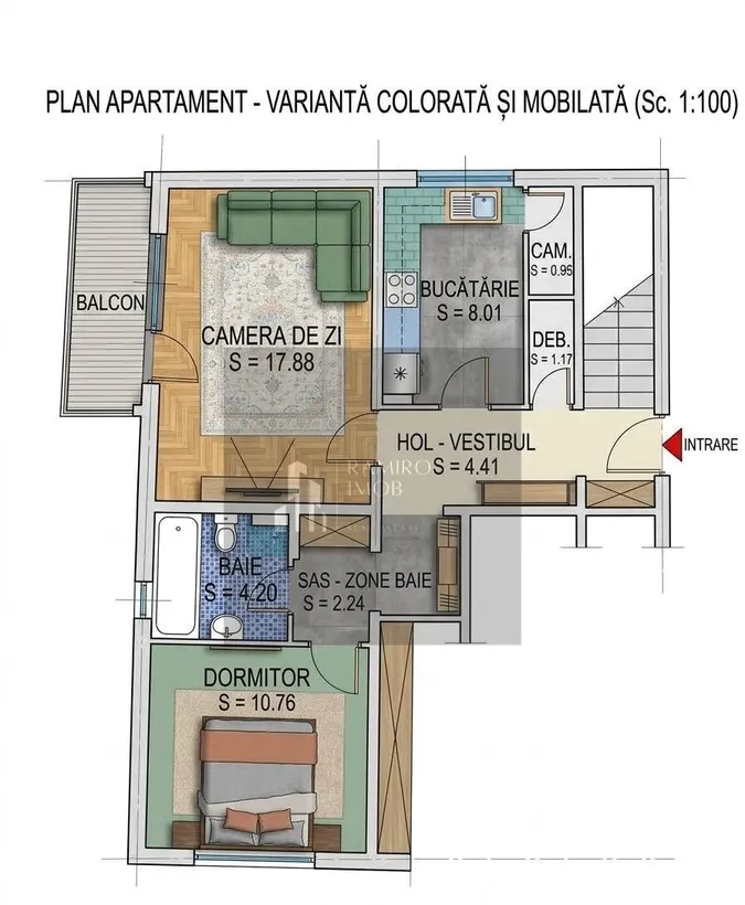 Sector 4 Resita/ Luica Apartament 2 camere decomandat spatios