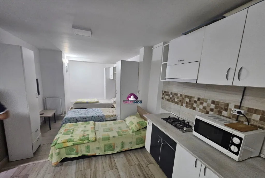 3 paturi garsoniera de inchiriat pentru locuit/Muncitori/Ang