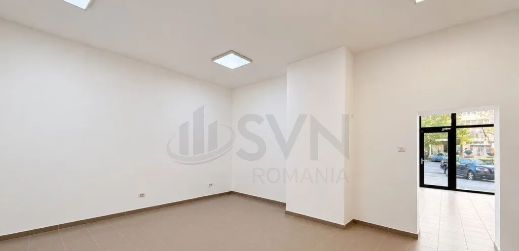 Spatiu comercial de inchiriat Stefan cel Mare - Strada Viitorului 100 mp utili Vitrina