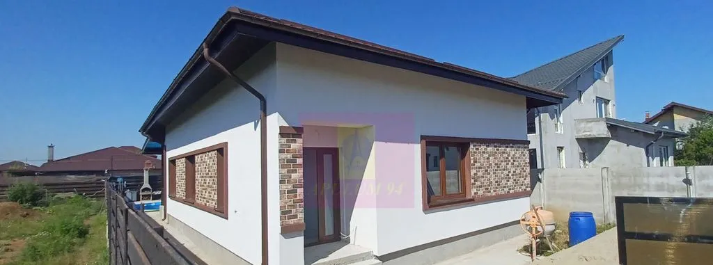 Casa noua Sabareni terasa piscina foisor barbeque curte 440 mp
