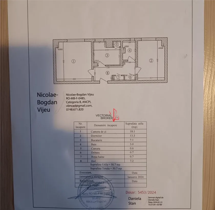 Colentina Doamna Ghica Apartament decomandat mobilat utilat et 6
