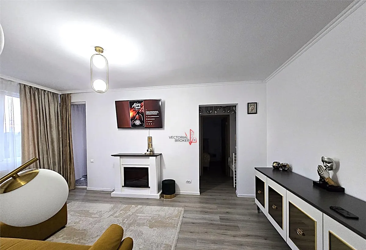 Obor 10 min distanta metrou Obor etaj 4/10 renovat mobilat si utilat
