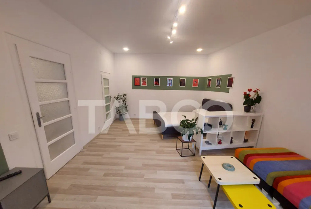 Garsoniera de vanzare 43 mpu pivnita zona Orasul de Jos Sibi