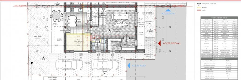Apartament 2 camere semidecomandat 57 20 mp Cluj Zona Lom