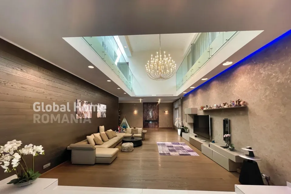 Exclusive villa neo modern design Sisesti Baneasa interior spa area