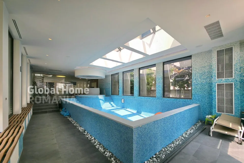 Exclusive villa neo modern design Sisesti Baneasa interior spa area