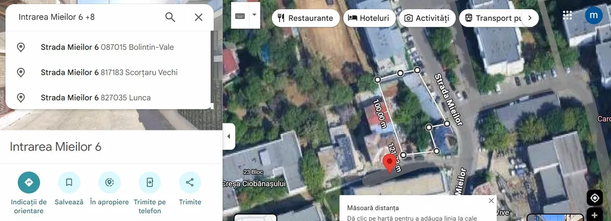 Calarasilor rara teren premium zona Matei Voievod